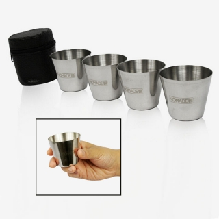 Stainless Steel Shot Glass Set – Giftland Works